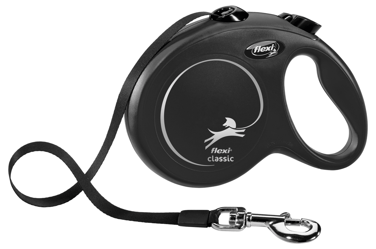 Vodítko Flexi Classic New páska L 5m černé