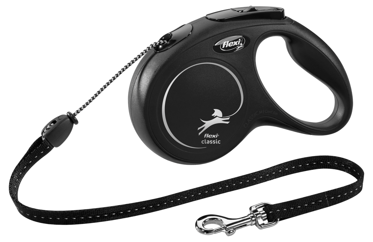 Vodítko Flexi New Classic Cord M 5m černé