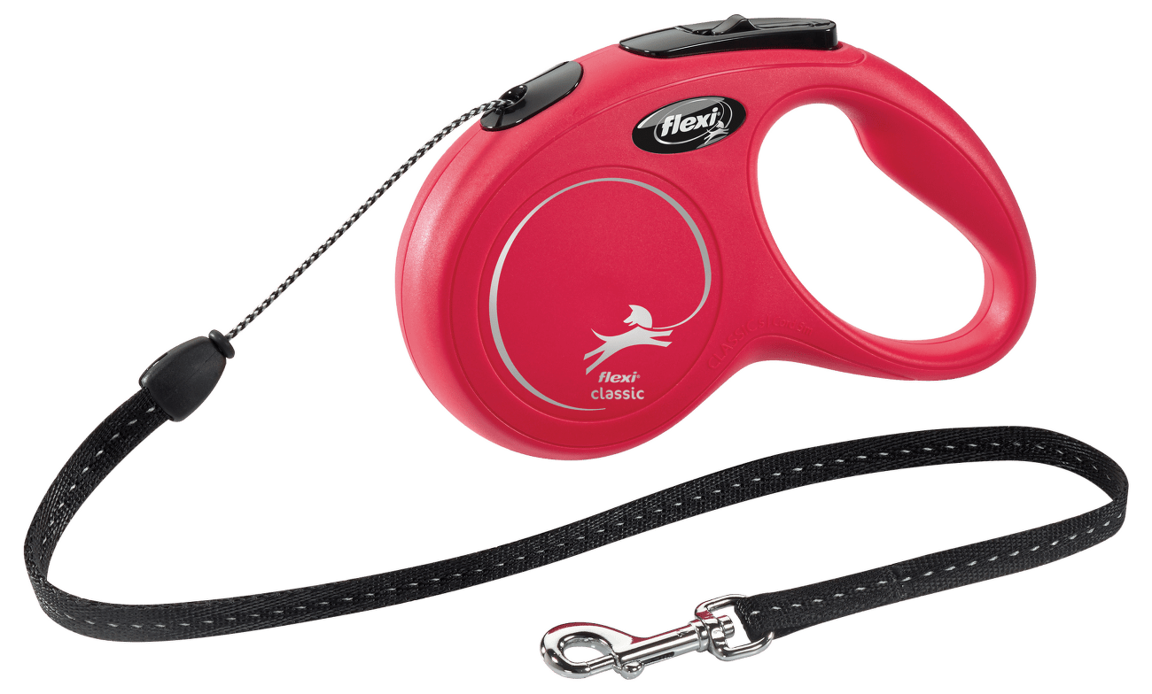 Vodítko Flexi New Classic Cord S 5m červené