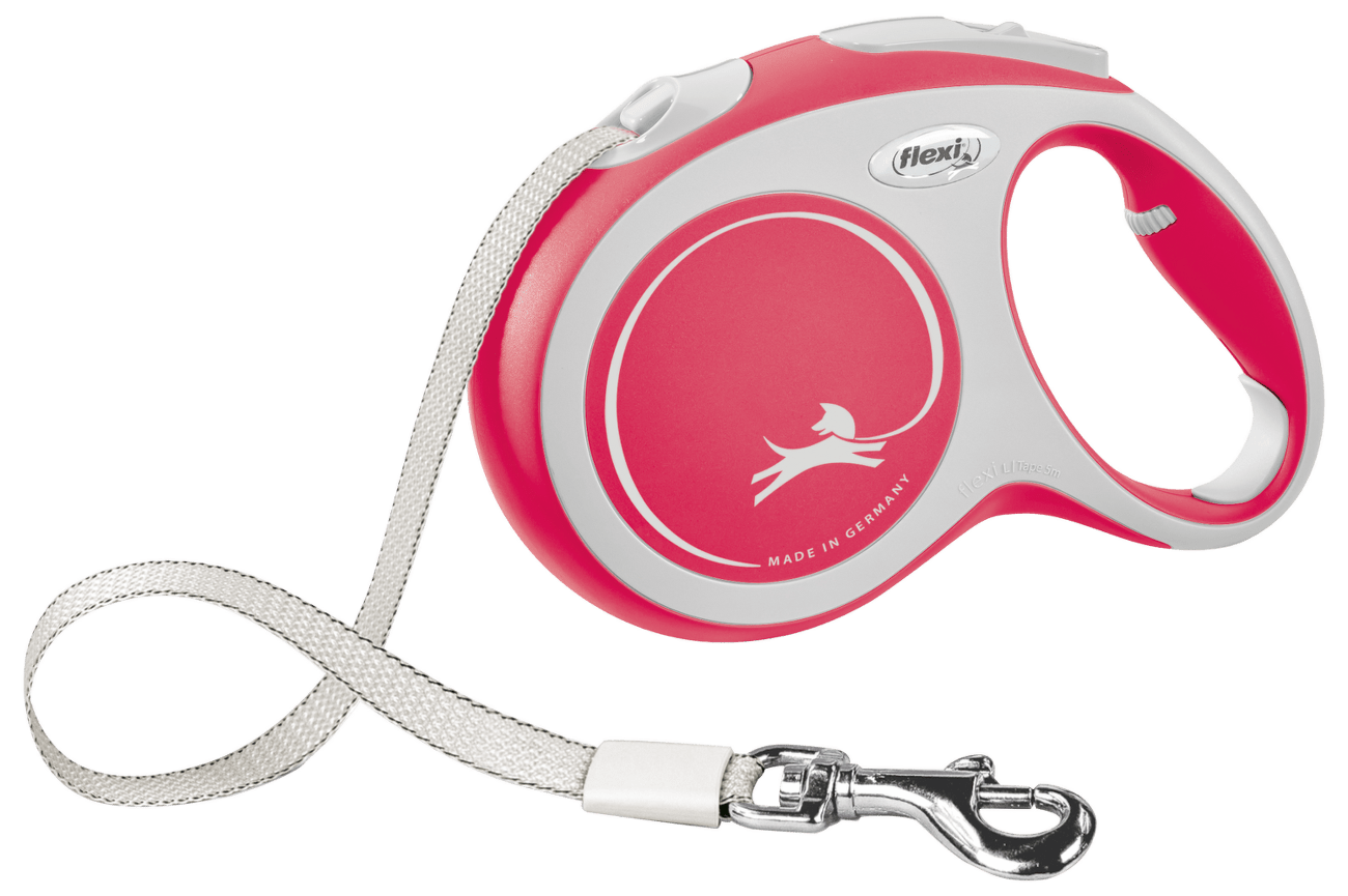 Vodítko Flexi New Comfort páska L 5m červené