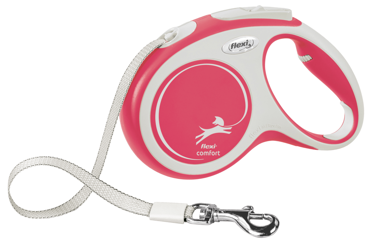 Vodítko Flexi New Comfort páska M 5m červené