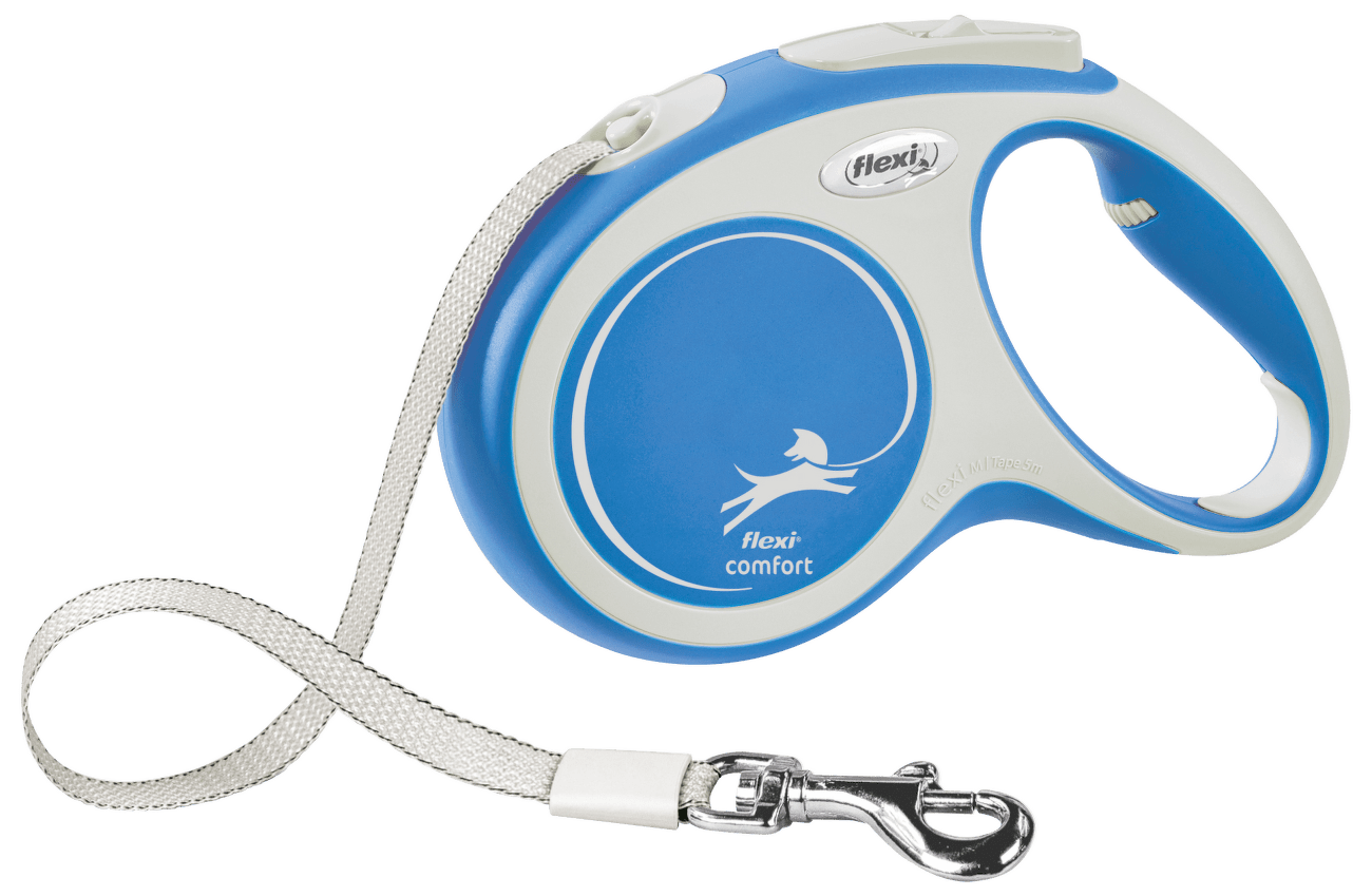 Vodítko Flexi New Comfort páska M 5m modré