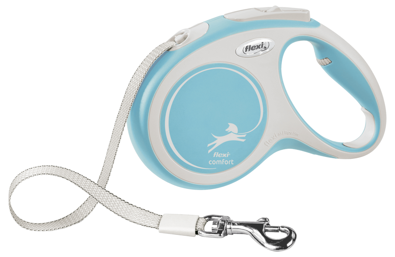 Vodítko Flexi New Comfort páska M 5m světle modré
