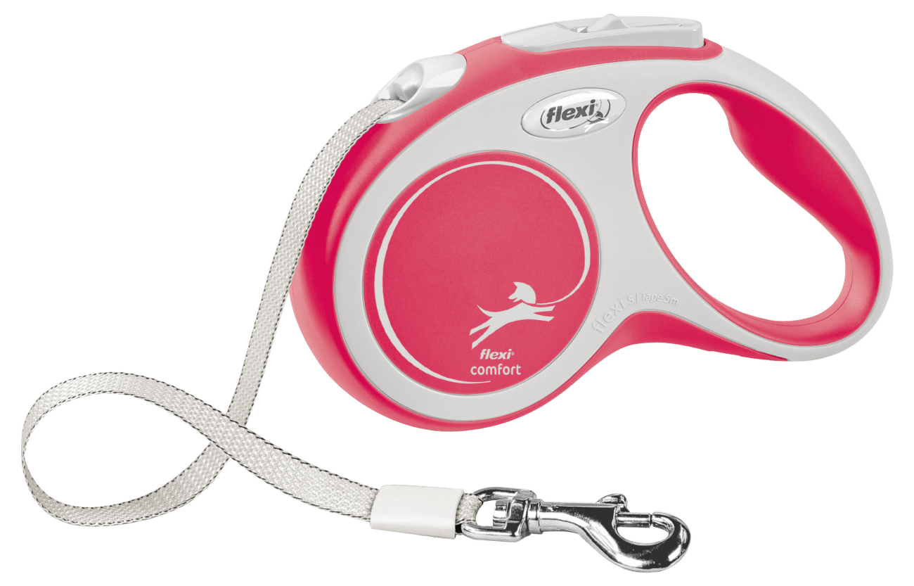 Vodítko Flexi New Comfort páska S 5m červené
