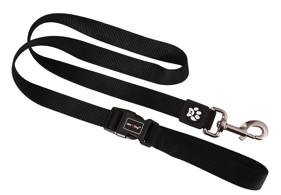 Vodítko Gimborn Nylon Neoprene 2,0 x 120 cm černé