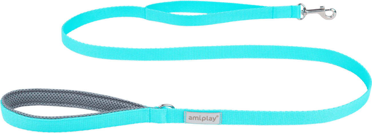 Vodítko pro psy Amiplay Samba modré L 150 cm × 2,5 cm