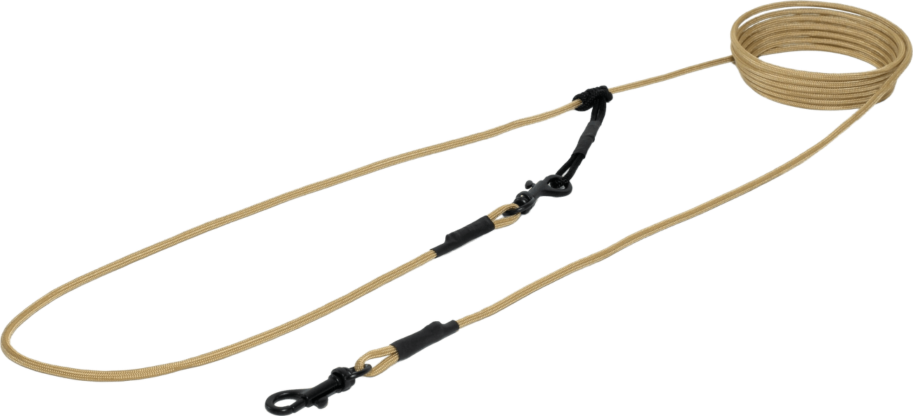 Vodítko Tamer Easylong lanové slim 2,5 m pískové