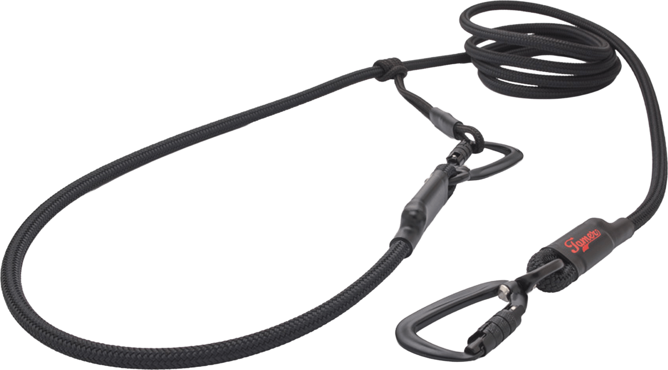 Vodítko Tamer Easylong lanové Twist 4-20 kg, 3 m černé