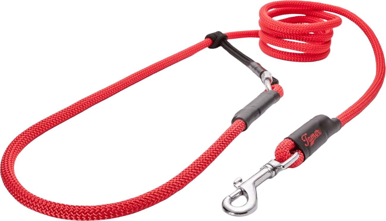 Vodítko Tamer Easylong s posuvným systémem lanové 4-20 kg, 4 m červené