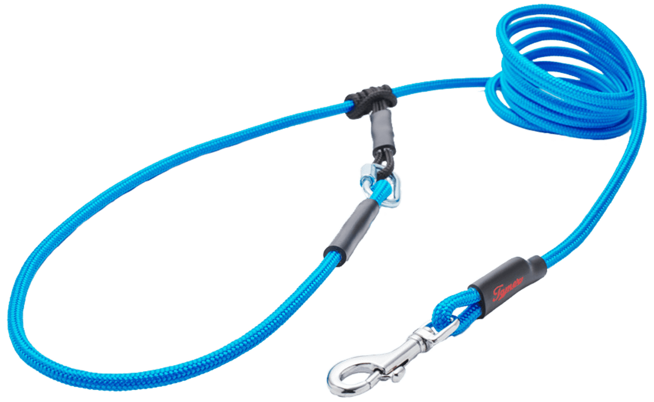 Vodítko Tamer lanové Easylong mini 2,5m modré