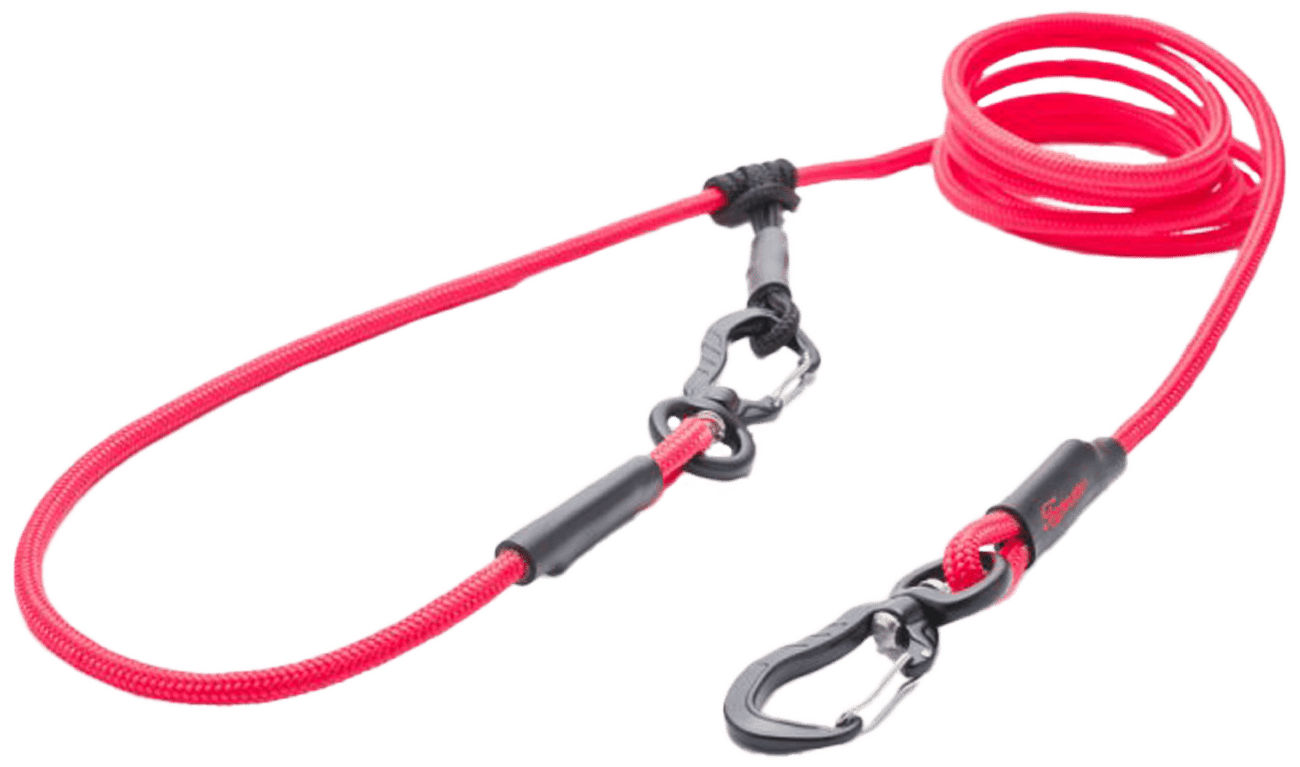 Vodítko Tamer lanové Easylong Twist mini 2,5m červené
