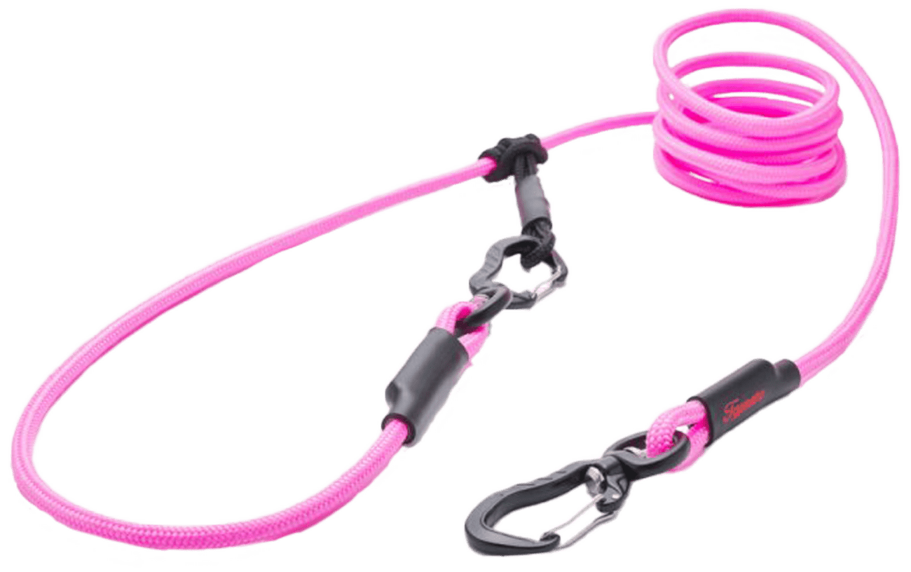 Vodítko Tamer lanové Easylong Twist mini 3m růžové