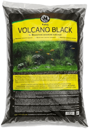 Volcano Black Rataj černý akvarijní substrát 2l