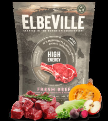Vzorek - ELBEVILLE Adult All Breeds Fresh Beef High Energy 100g