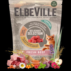 Vzorek krmivo ELBEVILLE Cat Sterilised Fresh Beef 100 g
