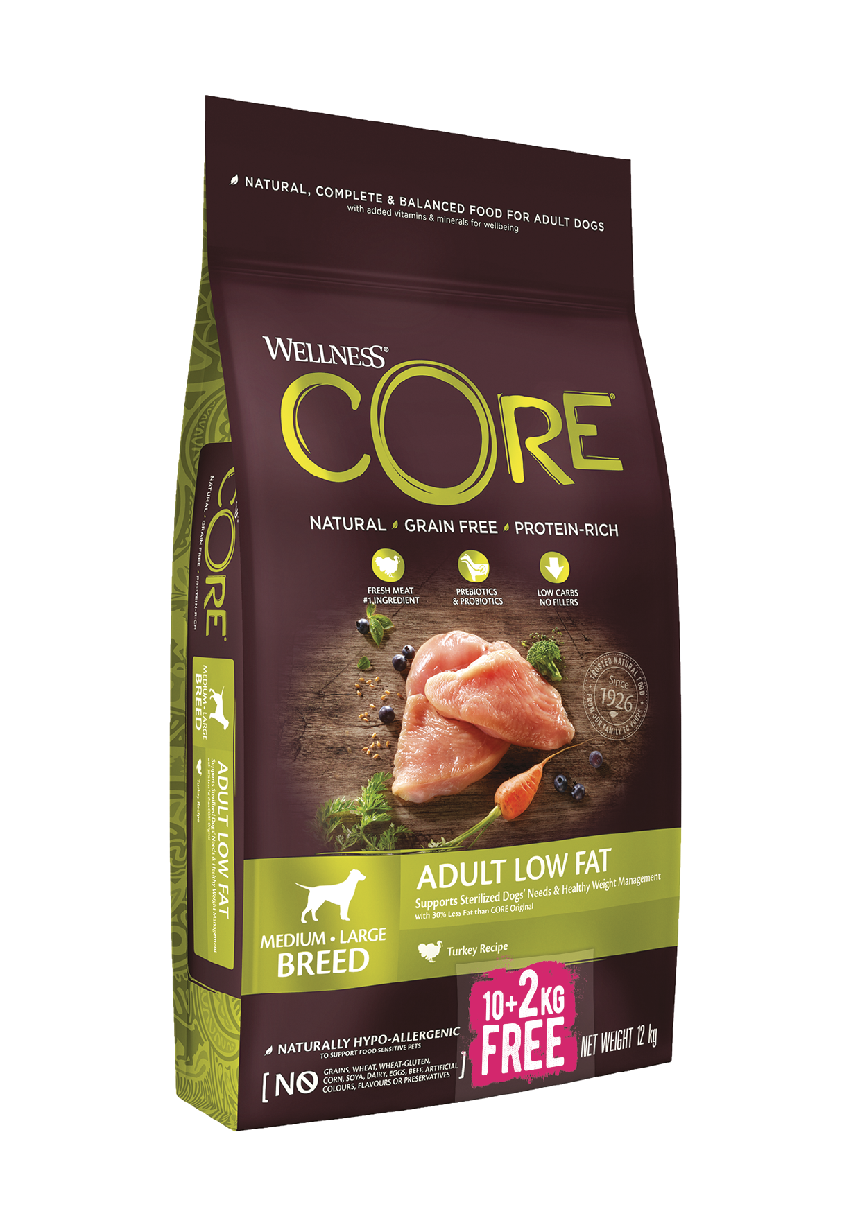 Wellness Core Dog Healthy Weight 10 + 2 kg