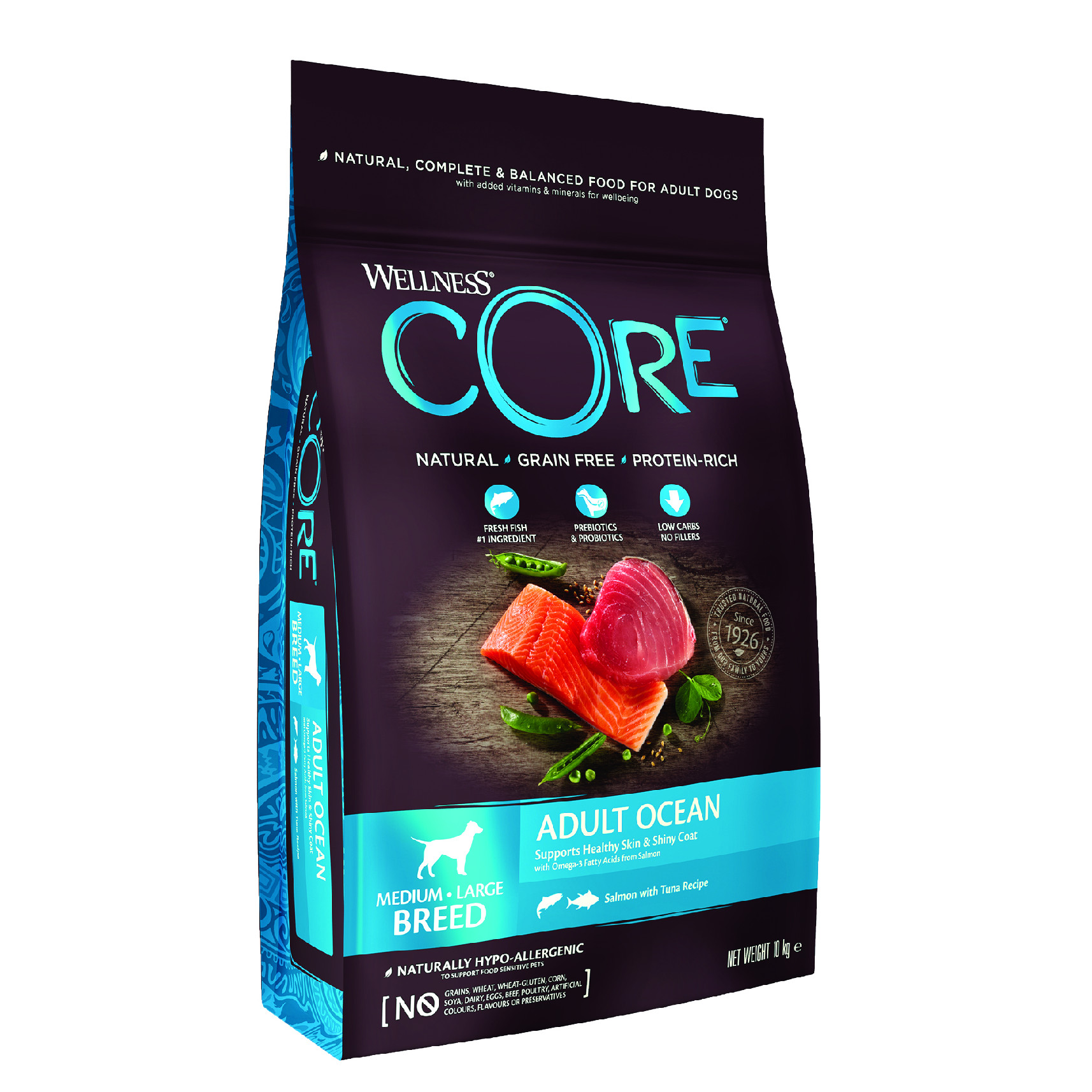 Wellness Core Ocean Salmon with Tuna Recipe 10 kg