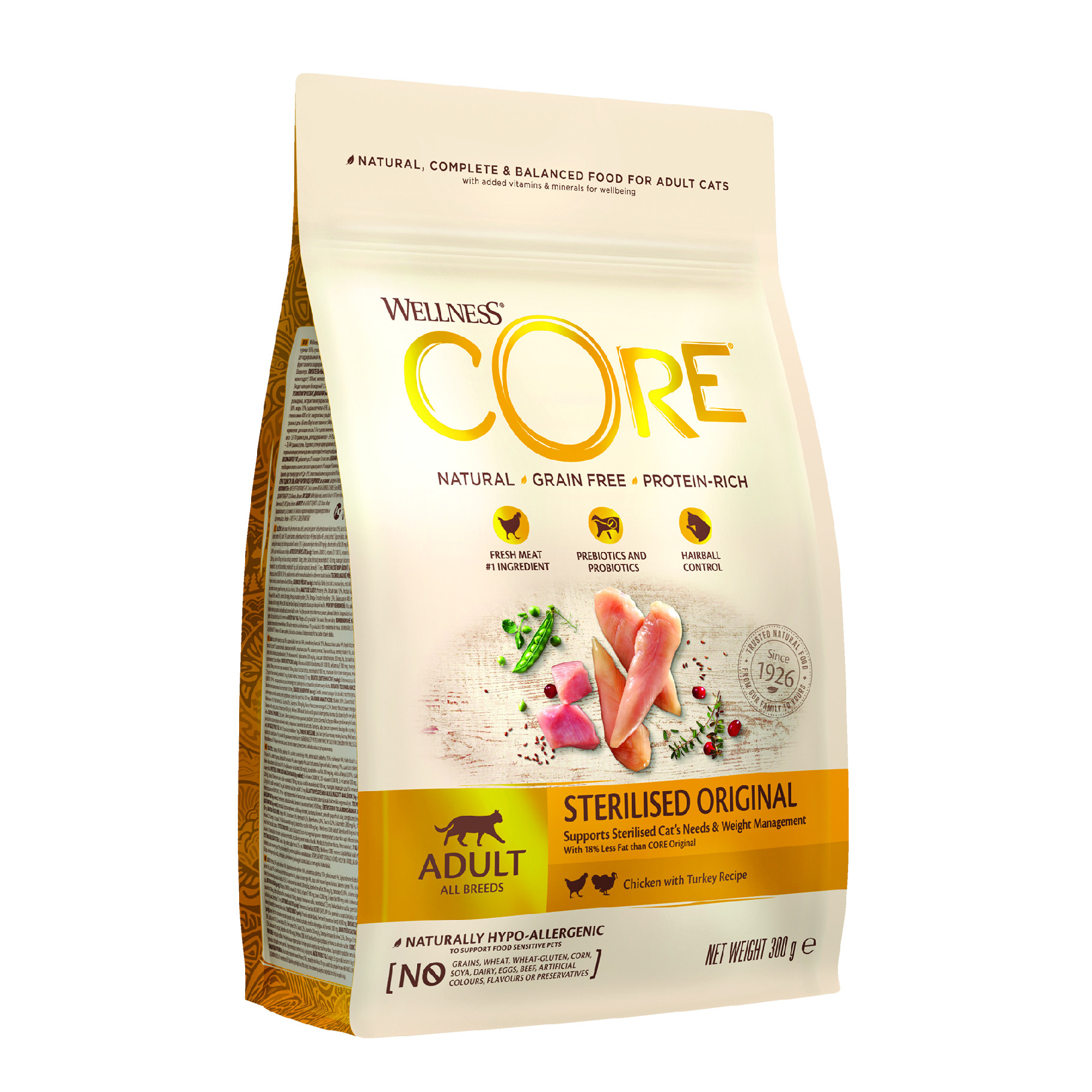 Wellness CORE Sterilised Chicken with Turkey Recipe 300 g