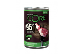 Wellness Core Wellness Dog konzerva 95 % jehněčí s dýní 400 g