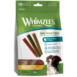 WHIMZEES Stix dentální pamlsek pro psy M (12-18 kg) 7 ks
