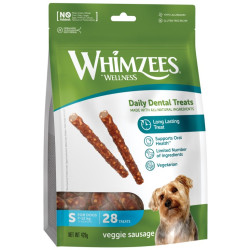 WHIMZEES Veggie párek dentální pamlsek pro psy S (7-12 kg) 28 ks