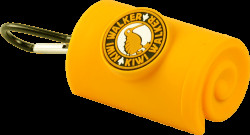 Zásobník Kiwi Walker na sáčky na exkrementy oranžový 9cm
