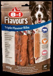 Žebírko žvýkací 8in1 Triple Flavour 6ks