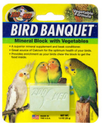 Zoomed Bird Banquet minerální blok se zeleninou S 28 g