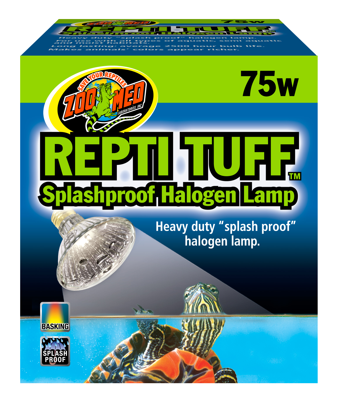 Zoomed halogenové světlo Turtle Tuff 75 W