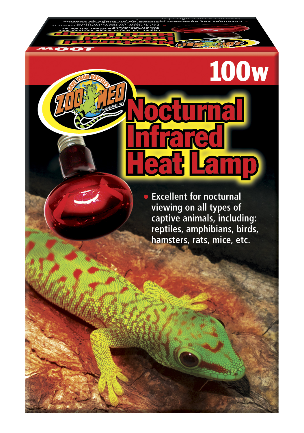 Zoomed infra lampa Red 100W