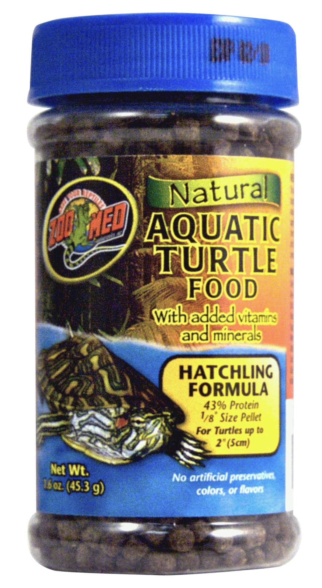 Zoomed Krmivo Natural Aquatic Turtle Food pro vodní želvy (micro pellet) – líhnoucí 45,3g