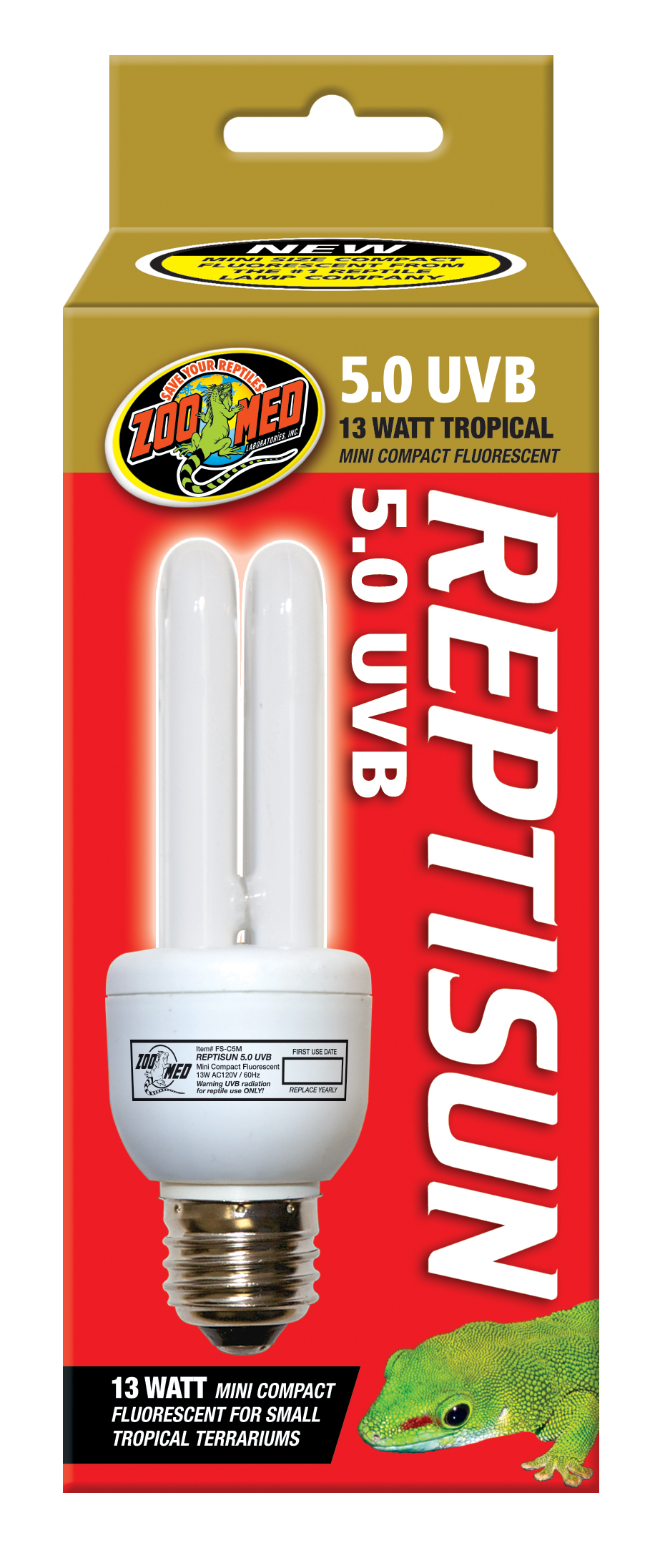 Zoomed osvětlení ReptiSun 5.0 Mini Compact 13 W