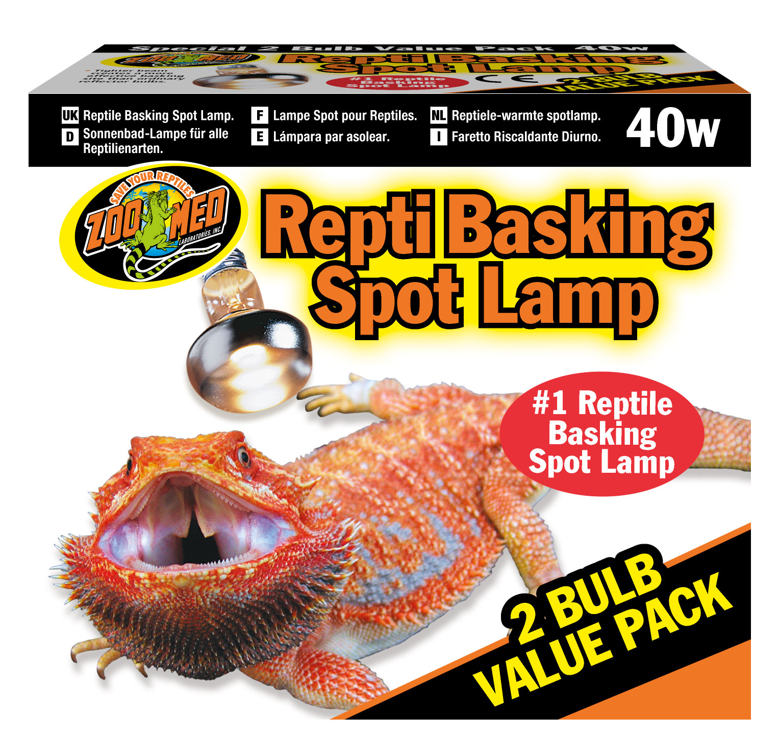 Zoomed výhřevní lampa Basking Spot 2 ks 40W