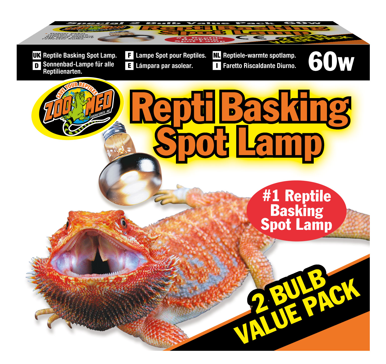 Zoomed výhřevní lampa Basking Spot 2 ks 60W