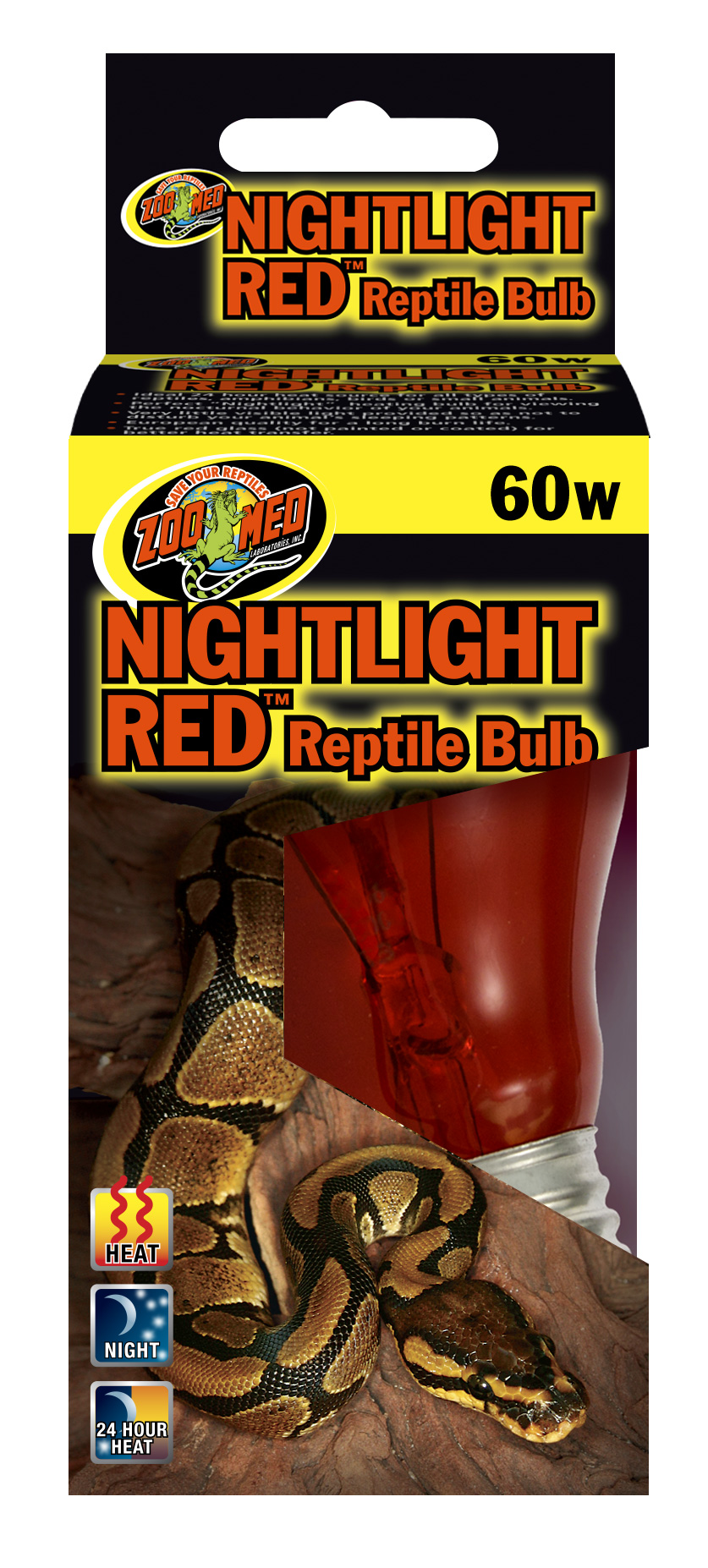 Zoomed žárovka Nightlight Red 60 W