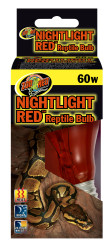 Zoomed žárovka Nightlight Red 60 W
